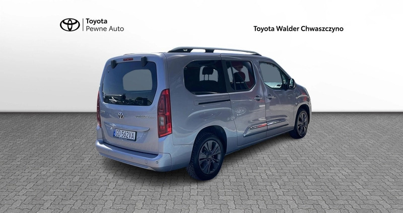 Toyota Proace City Verso cena 85900 przebieg: 117622, rok produkcji 2020 z Dobra małe 379